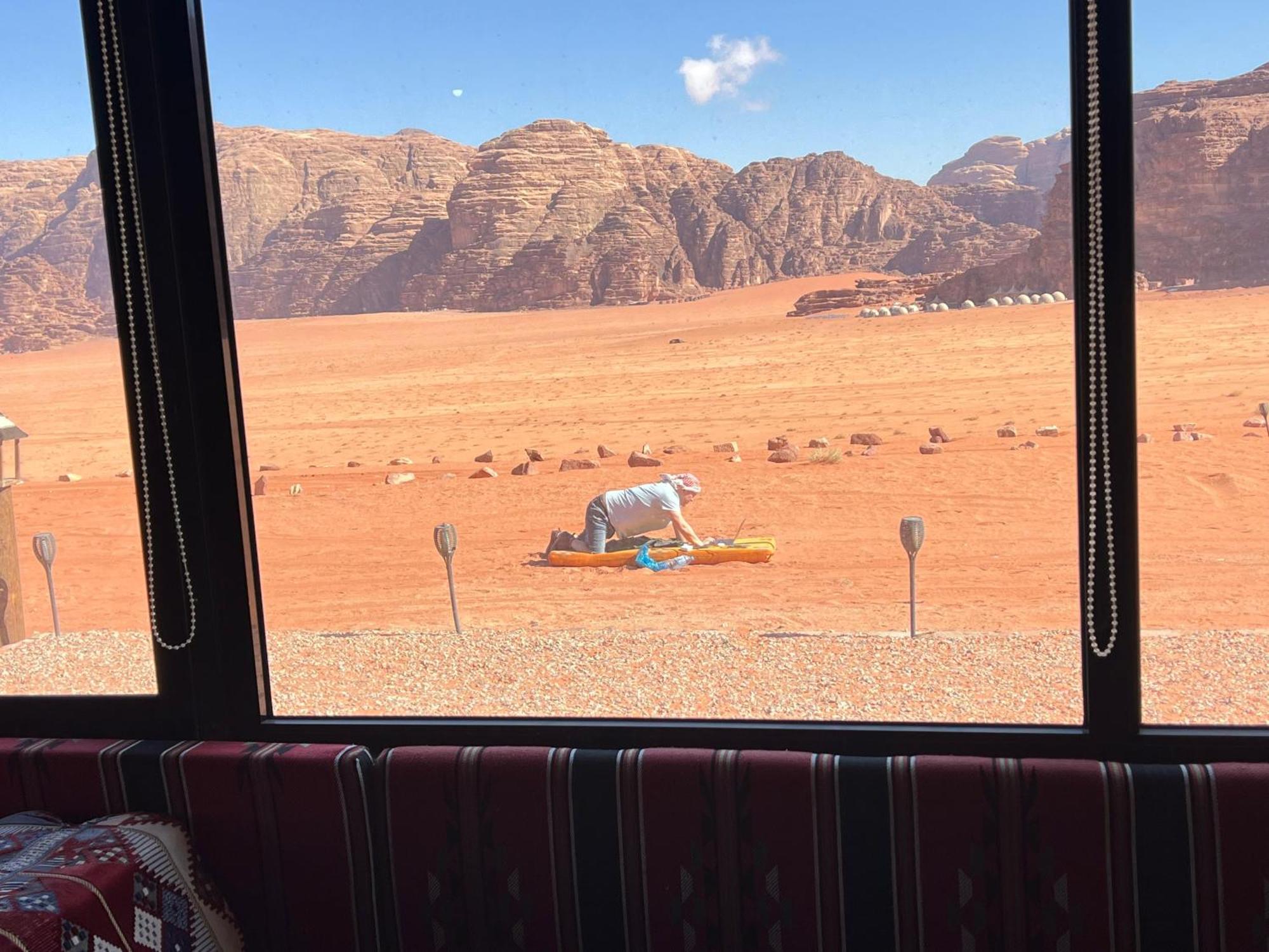 הוילה וואדי רם Milky Way Bedouin Camp מראה חיצוני תמונה