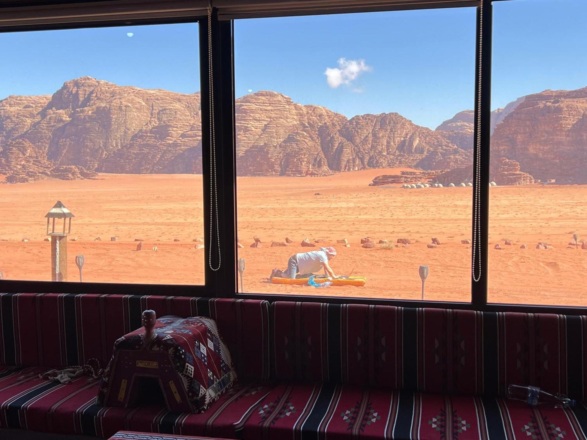 הוילה וואדי רם Milky Way Bedouin Camp מראה חיצוני תמונה